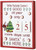BRUBAKER Christmas Countdown Calendar - Wooden Board with Calendar Sheets - White with 6 LED Lights - 11 x 1.57 x 14 inches