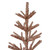 Artificial Glittered Twig Christmas Tree - 18" - Rose Gold - Unlit