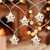 10 B/O LED Warm White Clear Star and Yarn Christmas Lights - 4.5' Clear Wire