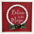 "Believe in the Magic" Framed Christmas Wall Sign - 9.75"