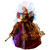 Lighted Fiber Optic Angel Christmas Tree Topper - 12" - Burgundy
