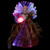 Lighted Fiber Optic Angel Christmas Tree Topper - 12" - Burgundy