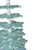 Bead and Snowflake Cutout Christmas Tree with Star Topper Decoration - 23" - Green