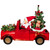 Animated and Musical Santa Driving Vintage Truck Christmas Decoration - 36.5"