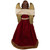 Angel with Wings Commercial Size Christmas Tree Topper - 3' - Brown and Red - Unlit
