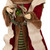 Angel with Wings Commercial Size Christmas Tree Topper - 3' - Brown and Red - Unlit